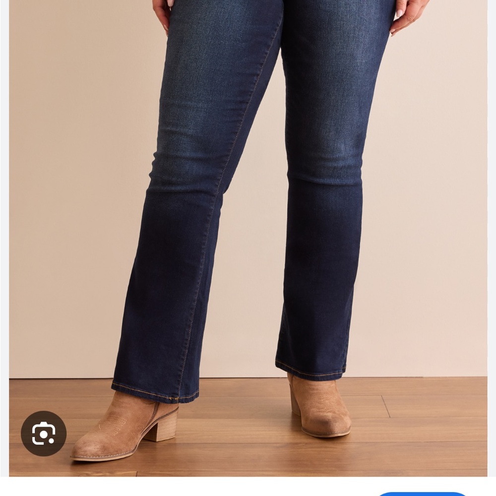 ARULA Blue Flare & Wide Leg Jeans